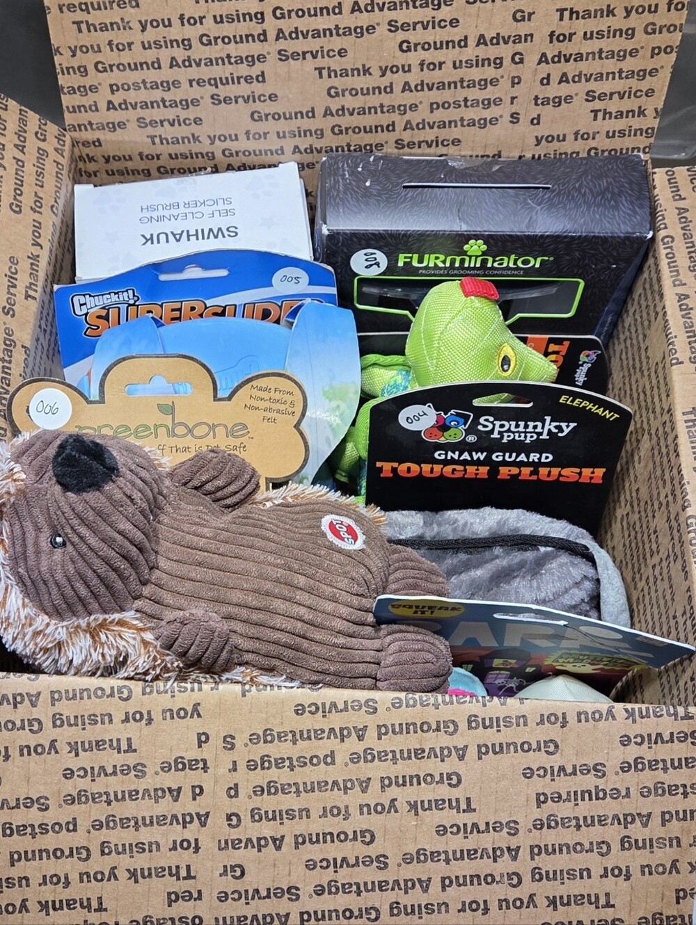 Dog Toy & Brush Bundle- 8 Items NWT